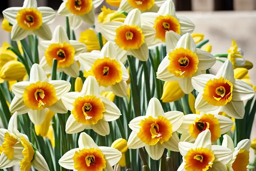 Narcissus ‘flower record’ (large-cupped daffodil) — photo 3