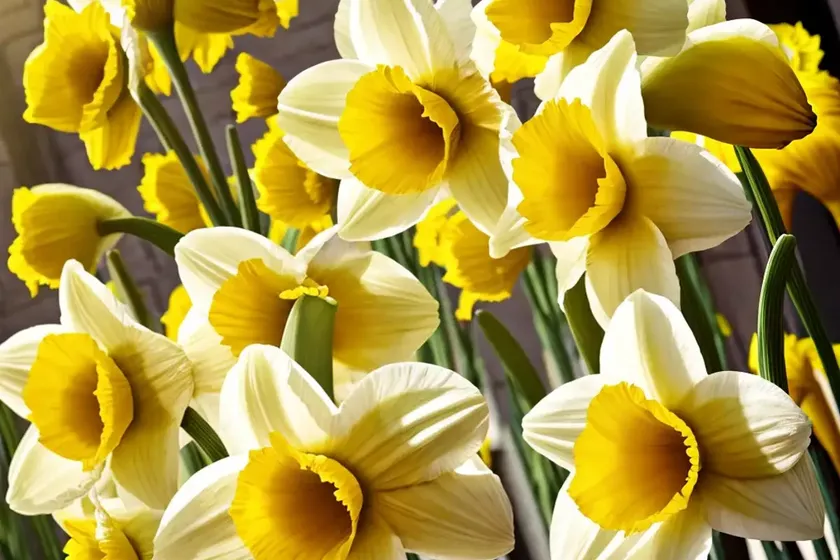 Narcissus ‘fortissimo’ (large-cupped daffodil) — photo 3