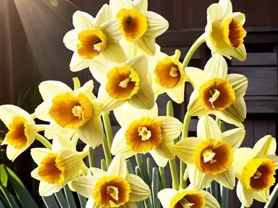 Narcissus ‘Fortune’ (Large-Cupped Daffodil)
