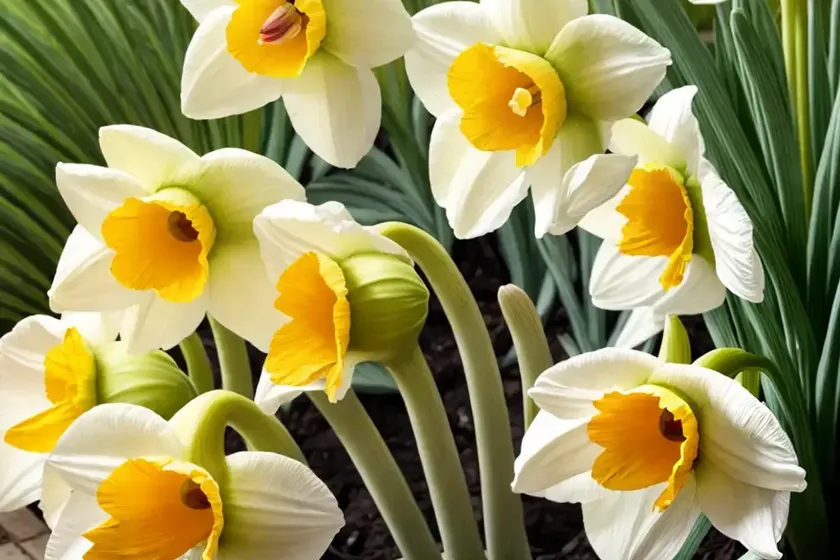 Narcissus ‘goblet’ (trumpet daffodil) — photo 2