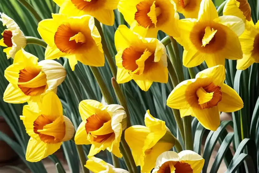 Narcissus papyraceus ‘ziva’ (tazetta daffodil)