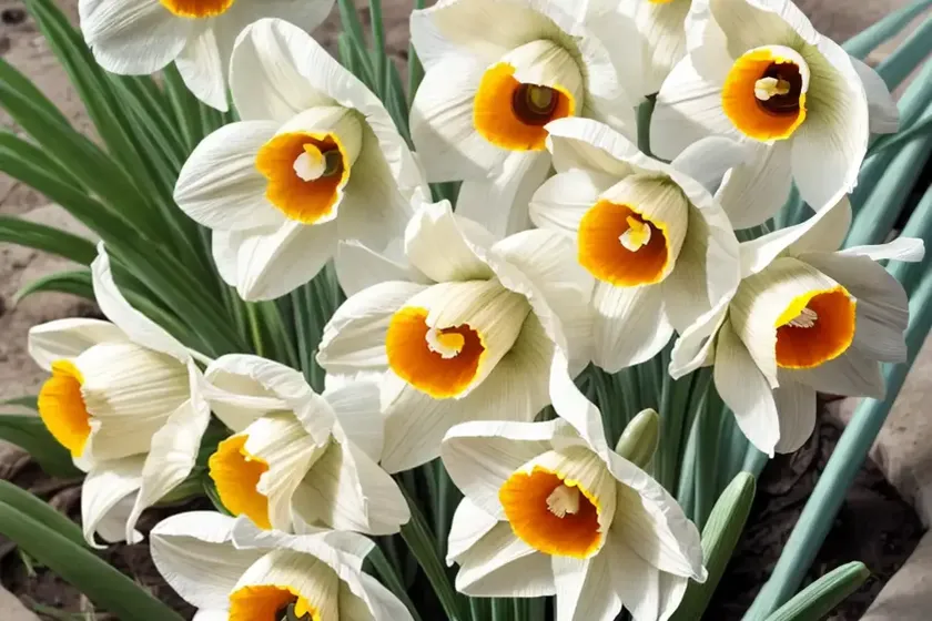 Narcissus Poeticus Var. Recurvus (Poeticus Daffodil) — photo 2