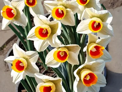 Narcissus Poeticus Var. Recurvus (Poeticus Daffodil)