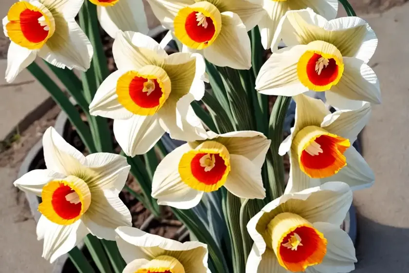 Narcissus Poeticus Var. Recurvus (Poeticus Daffodil)