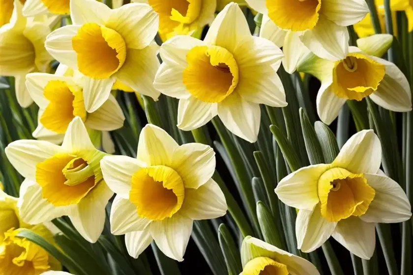Narcissus ‘yellow river’ (trumpet daffodil)