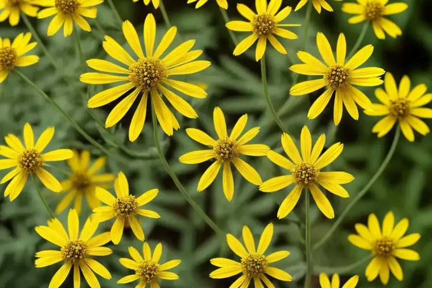 Narrow-leaved ragwort (senecio inaequidens)
