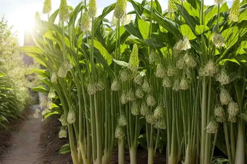Nectaroscordum siculum (sicilian honey garlic) — photo 3