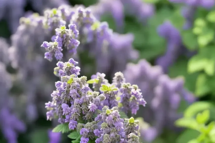 Nepeta sibirica ‘souvenir d’andrx chaudron’ (catmint) — photo 2