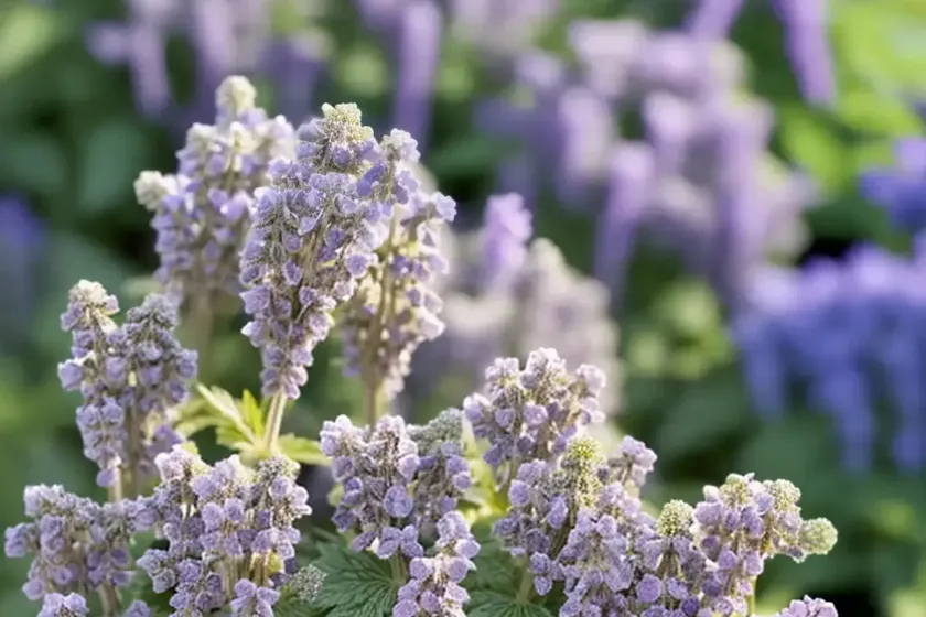Nepeta sibirica ‘souvenir d’andrx chaudron’ (catmint) — photo 3