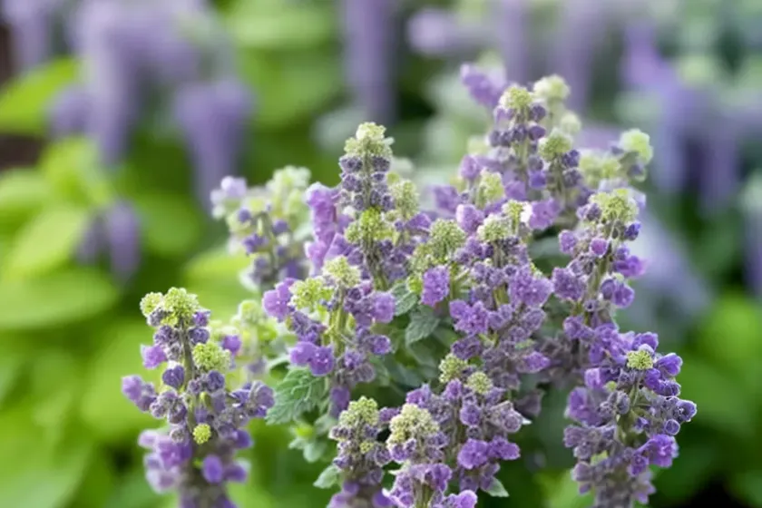 Nepeta x faassenii ‘cats meow’ (catmint) — photo 2