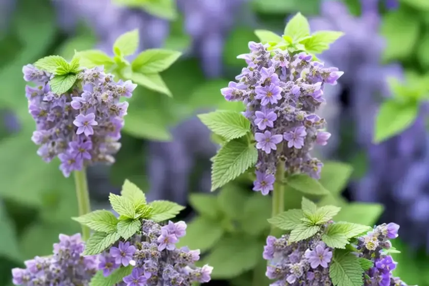 Nepeta x faassenii ‘cats meow’ (catmint) — photo 3