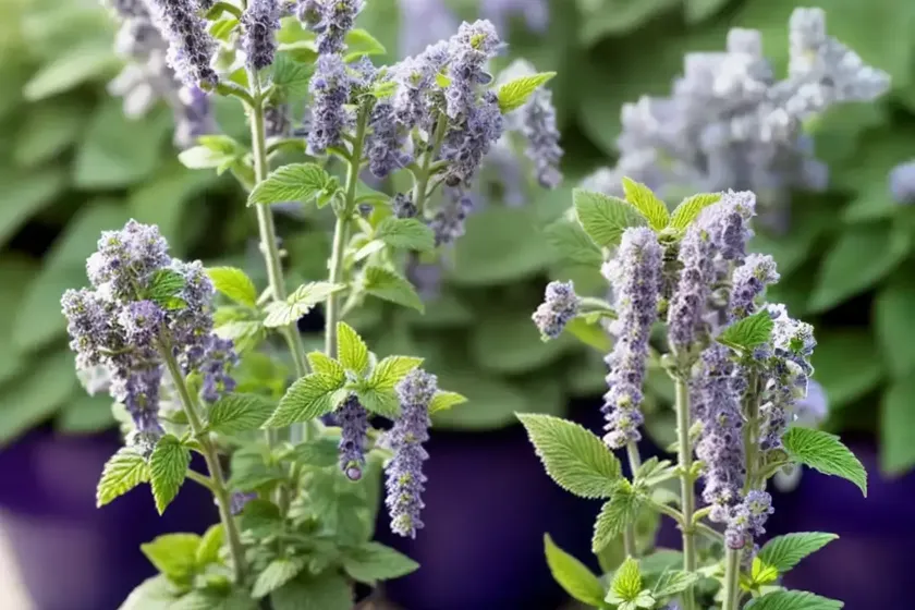 Nepeta x faassenii junior walker (catmint) — photo 3