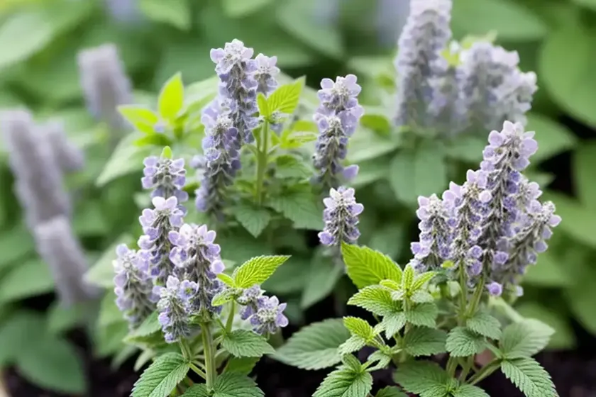 Nepeta x faassenii junior walker (catmint)