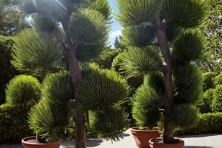 New caledonian pine (araucaria columnaris)