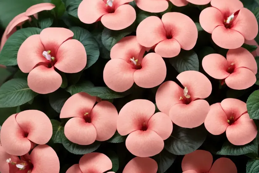 New guinea impatiens (impatiens hawkeri)