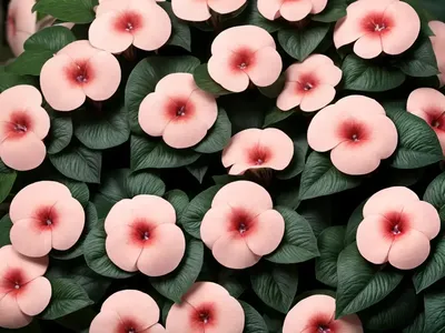 New Guinea Impatiens (Impatiens Hawkeri (group)