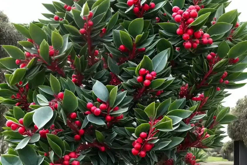 New zealand christmas tree (metrosideros excelsa)