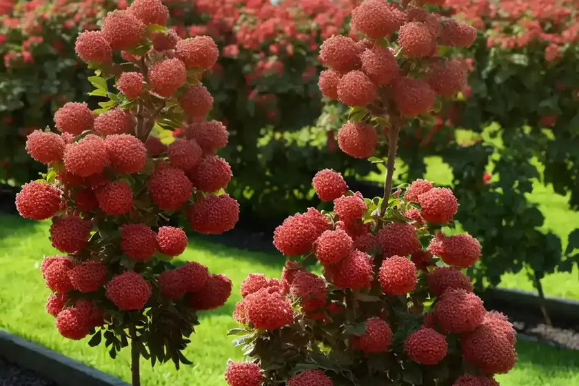 Ninebark (physocarpus opulifolius ‘seward’ summer wine)