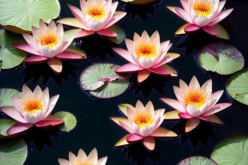 Nymphaea ‘director george t. moore’ (tropical water lily) — photo 2