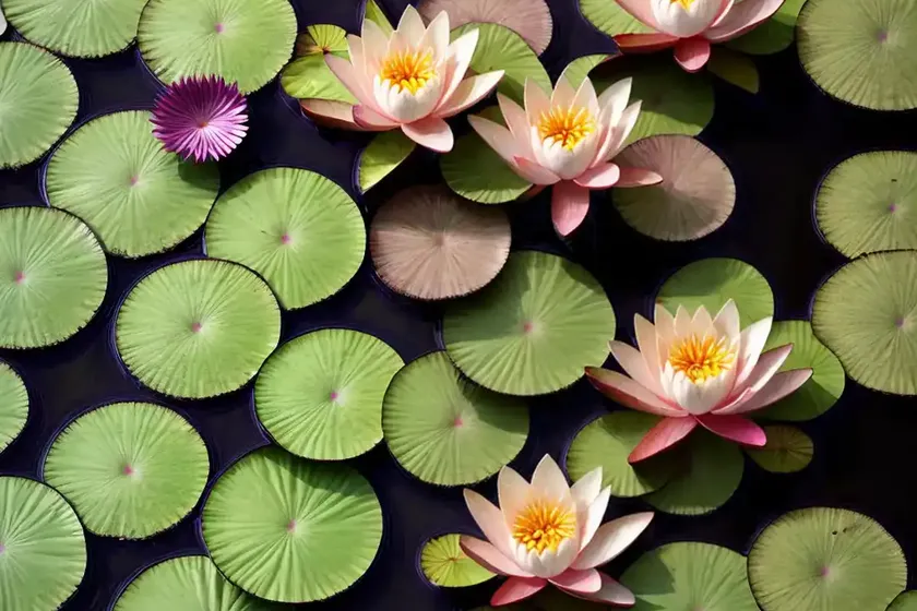Nymphaea ‘ellisiana’ (hardy water lily) — photo 2