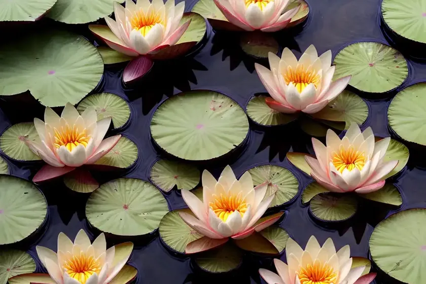 Nymphaea ‘ellisiana’ (hardy water lily) — photo 3