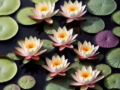 Nymphaea ‘Ellisiana’ (Hardy Water Lily)