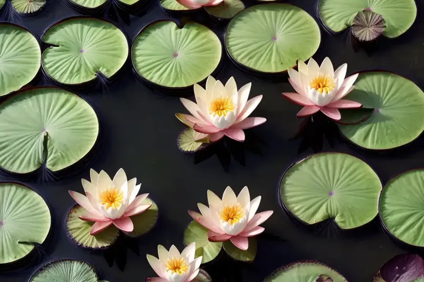Nymphaea ‘escarboucle’ (hardy water lily) — photo 2