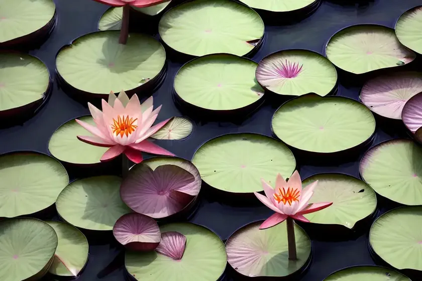 Nymphaea ‘gloriosa’ (hardy water lily) — photo 2