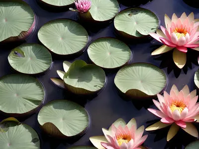 Nymphaea ‘Marliacea Rosea’ (Hardy Water Lily)