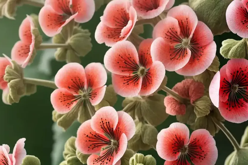 Oak-leaved geranium (pelargonium quercifolium) — photo 2
