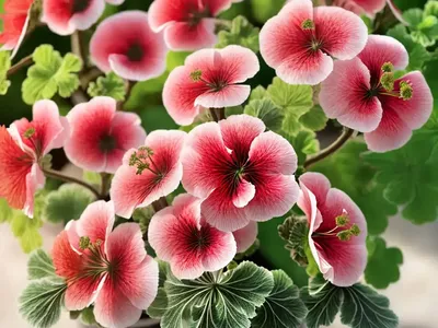 Oak-leaved Geranium (Pelargonium Quercifolium)