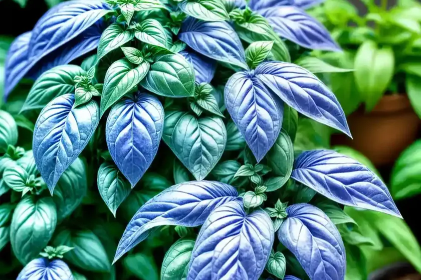 Ocimum ‘african blue’ (african blue basil)