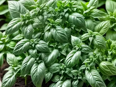 Ocimum Basilicum Var. Thyrsiflora (Thai Basil)
