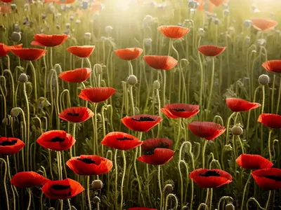 Oilseed Poppy (Papaver Somniferum)