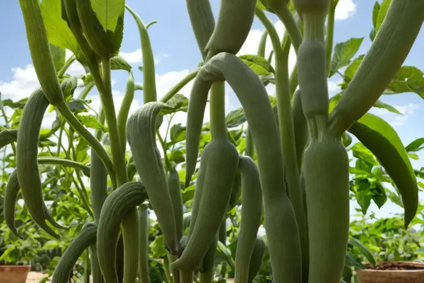 Okra (abelmoschus esculentus) — photo 3
