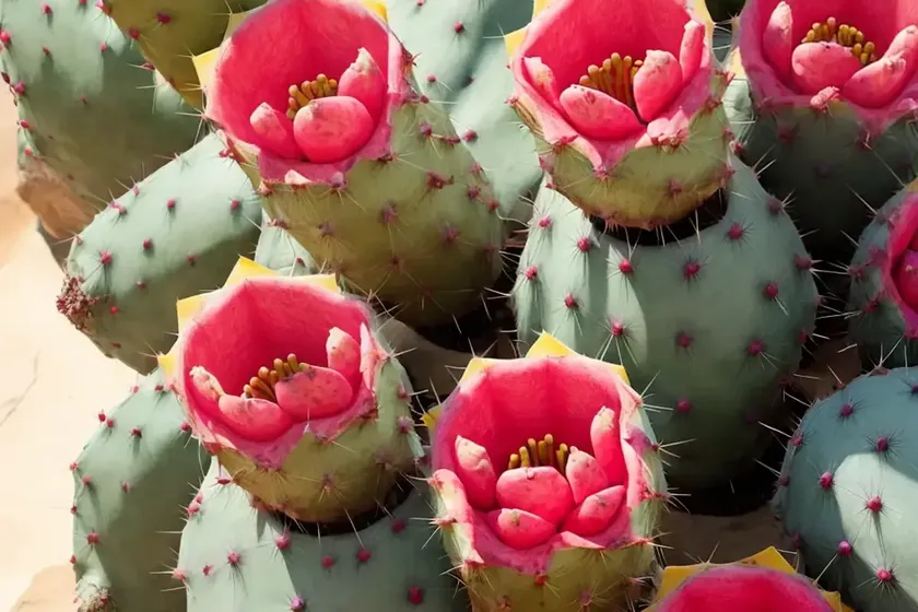 Opuntia Elatior (Red-Flower Prickly Pear) — photo 2