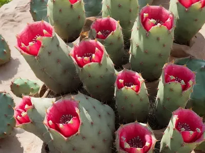 Opuntia Elatior (Red-Flower Prickly Pear)