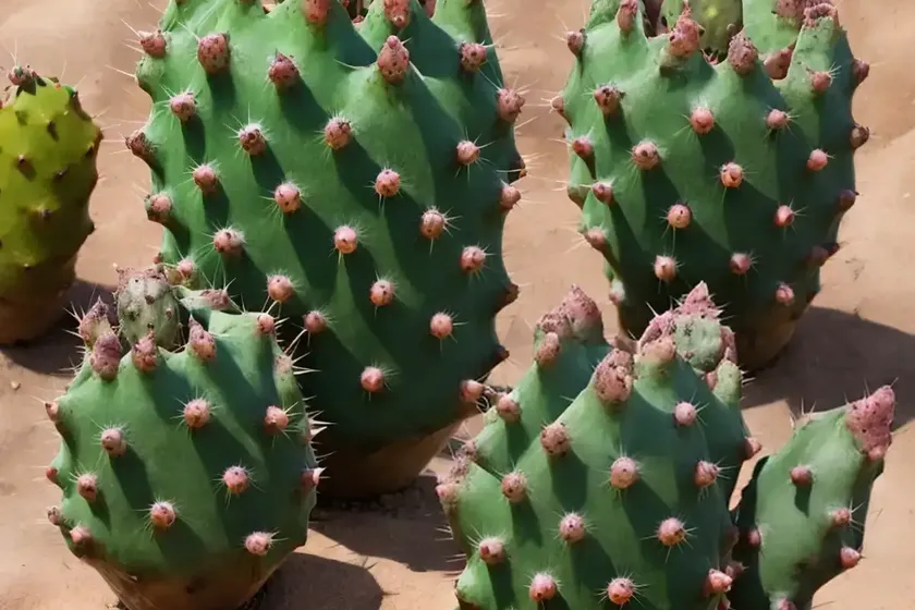 Opuntia macrocentra (black-spine prickly pear)