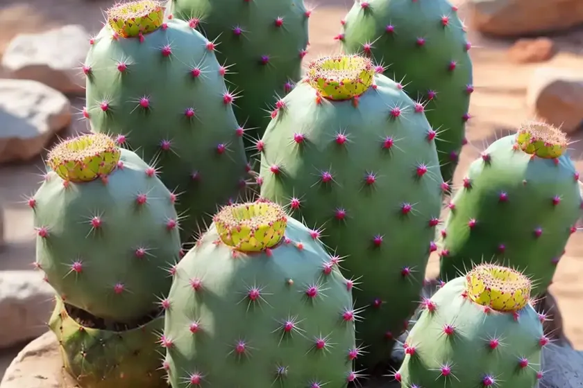 Opuntia santa-rita (santa rita prickly pear) — photo 3