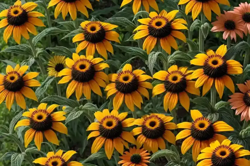 Orange coneflower (rudbeckia fulgida) — photo 2