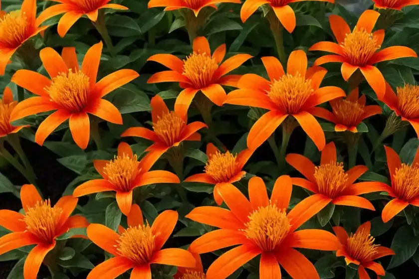 Orange flame justicia (justicia aurea) — photo 2
