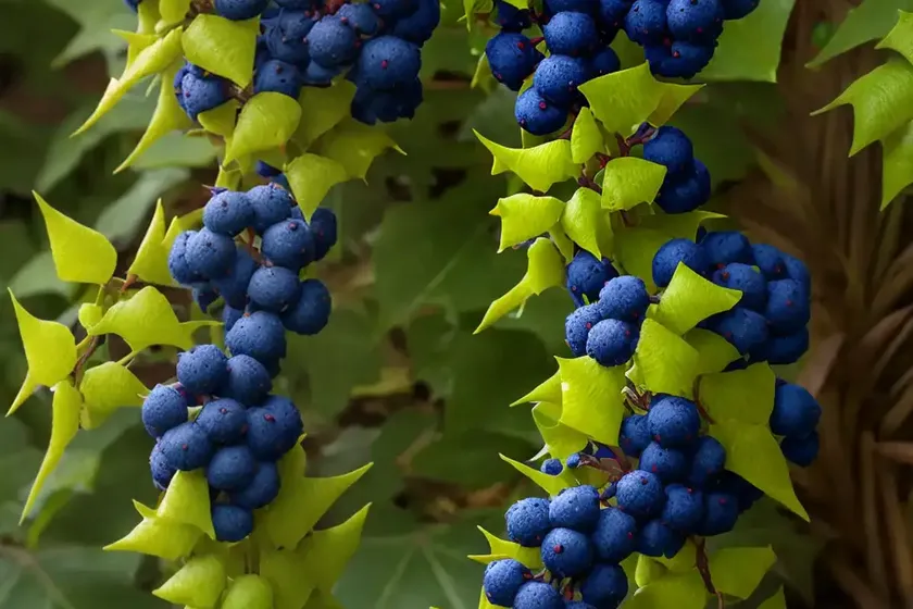 Oregon grape (mahonia gracilipes) — photo 2