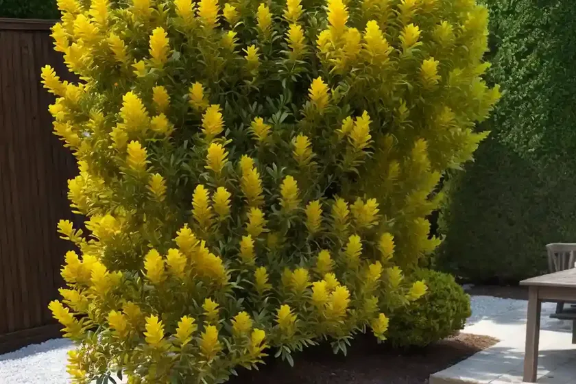 Oriental arborvitae (platycladus orientalis ‘aurea nana’) — photo 3