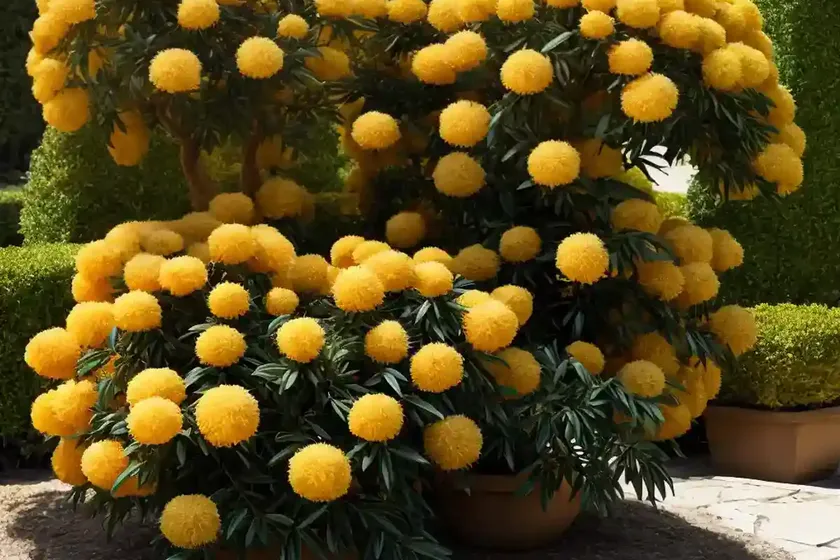 Oriental arborvitae (platycladus orientalis ‘collen’s gold’) — photo 2