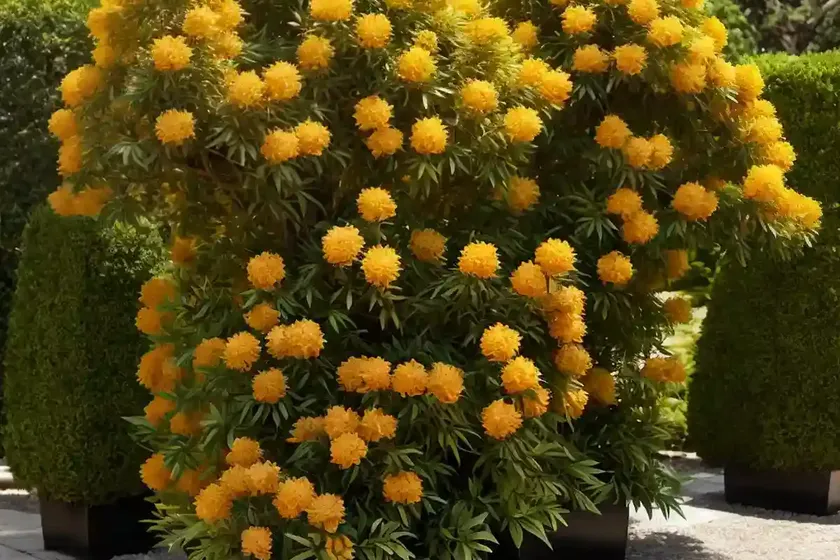Oriental arborvitae (platycladus orientalis ‘collen’s gold’) — photo 3