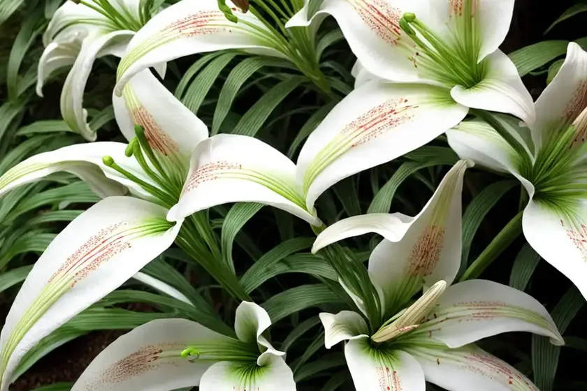 Oriental lily (lilium ‘casa blanca’) — photo 2