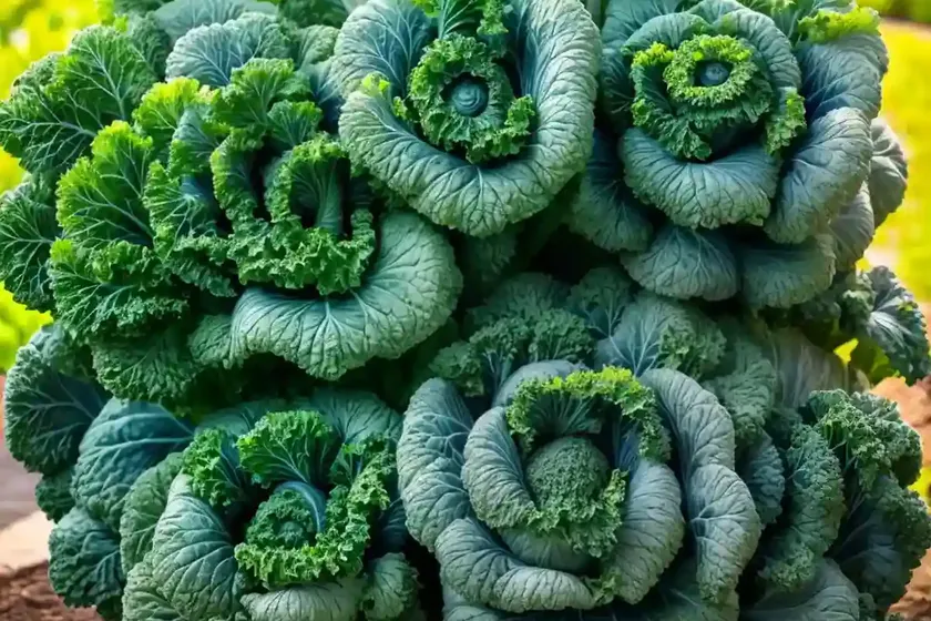 Ornamental cabbage (brassica oleracea (ornamental cabbage and kale group) — photo 3