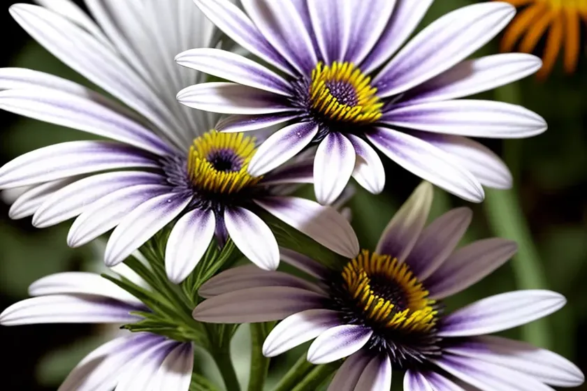 Osteospermum ‘4d berry white’ (african daisy) — photo 3