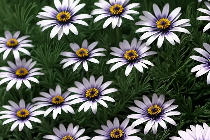 Osteospermum ‘4d silver’ (african daisy)