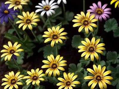 Osteospermum ‘Bright Lights Yellow’ (African Daisy)